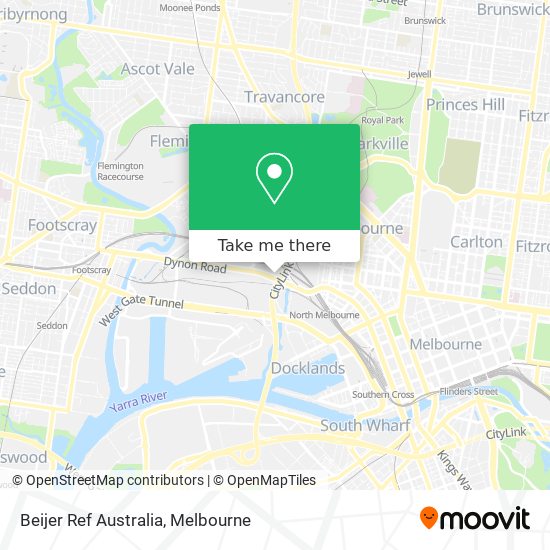 Beijer Ref Australia map