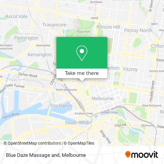 Blue Daze Massage and map