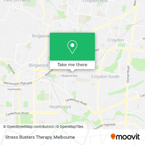 Stress Busters Therapy map