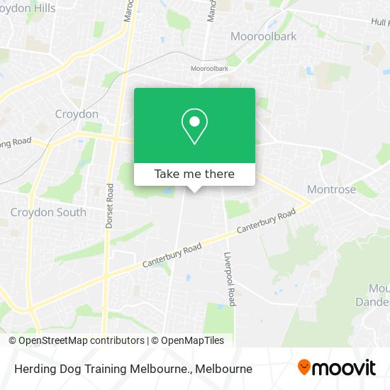 Herding Dog Training Melbourne. map