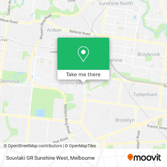 Souvlaki GR Sunshine West map