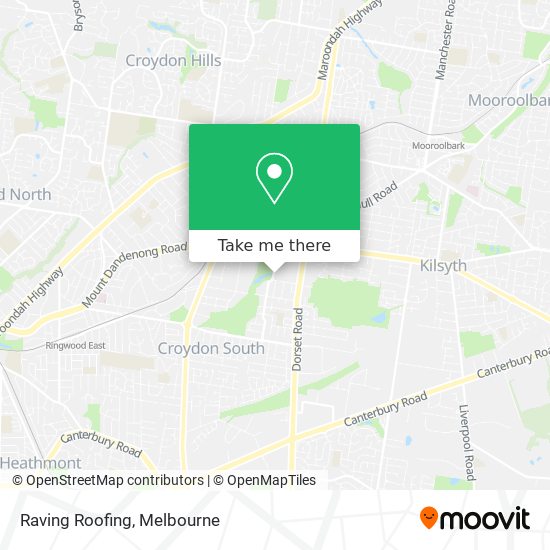 Raving Roofing map