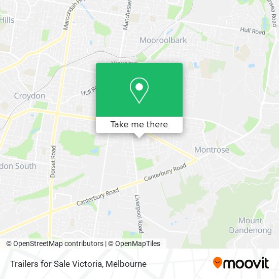Trailers for Sale Victoria map