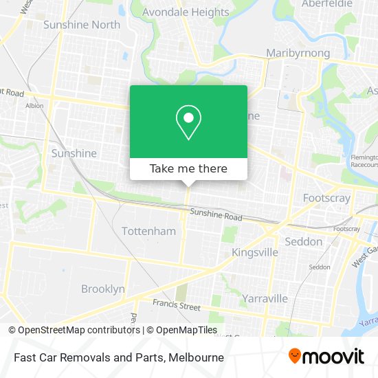 Fast Car Removals and Parts map