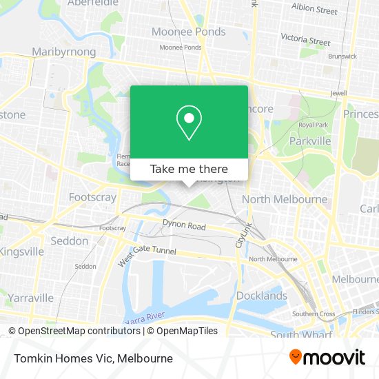 Tomkin Homes Vic map