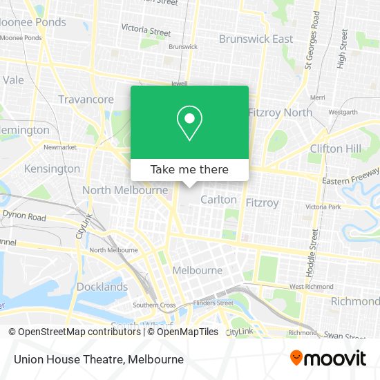 Mapa Union House Theatre