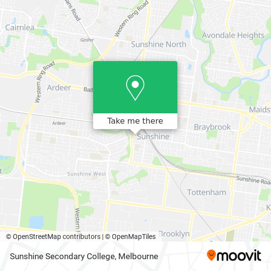 Sunshine Secondary College map