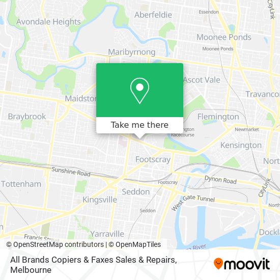 All Brands Copiers & Faxes Sales & Repairs map