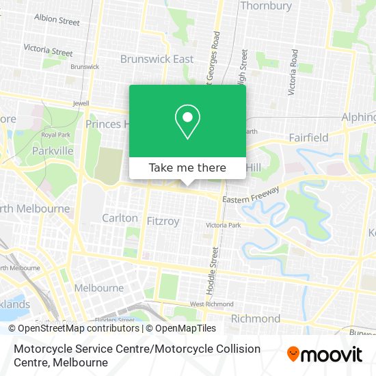 Motorcycle Service Centre / Motorcycle Collision Centre map