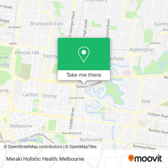 Meraki Holistic Health map