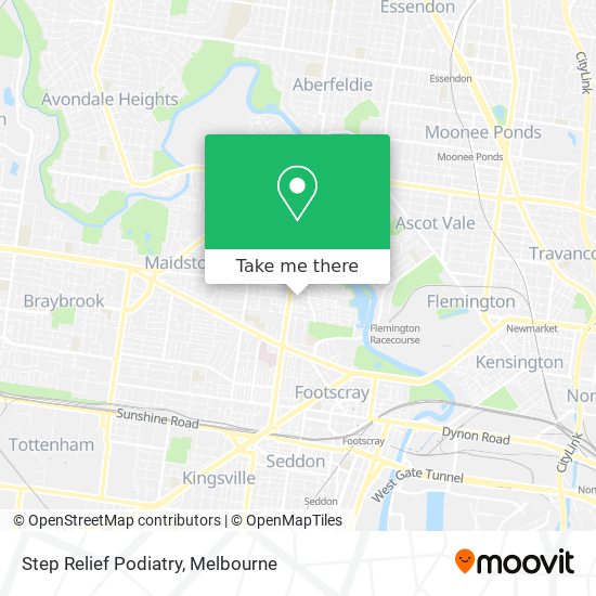 Step Relief Podiatry map