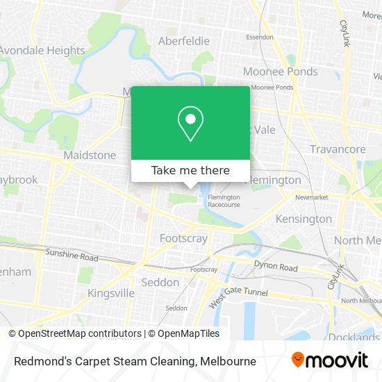 Redmond's Carpet Steam Cleaning map