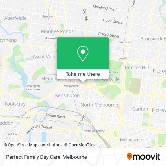 Perfect Family Day Care map