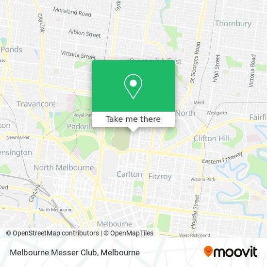 Melbourne Messer Club map