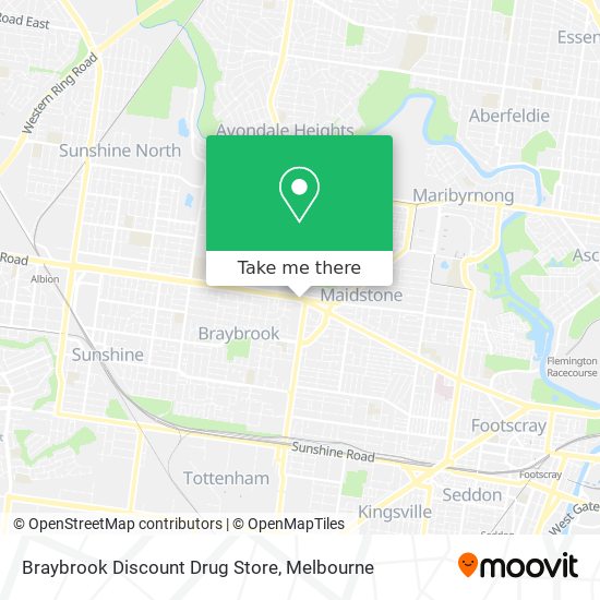 Braybrook Discount Drug Store map