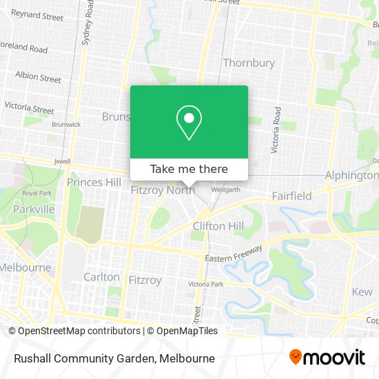 Rushall Community Garden map