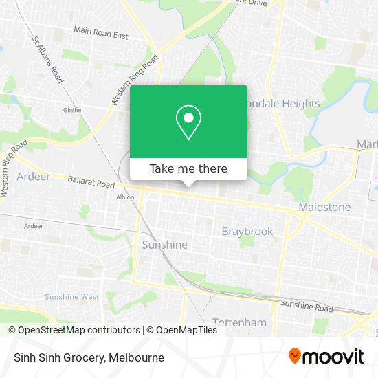 Sinh Sinh Grocery map