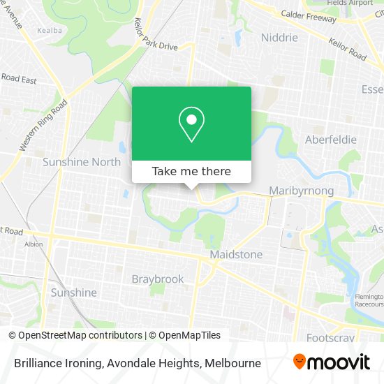 Brilliance Ironing, Avondale Heights map