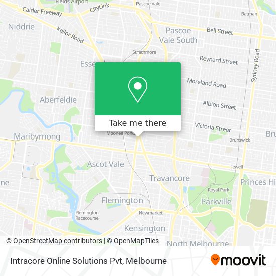 Intracore Online Solutions Pvt map