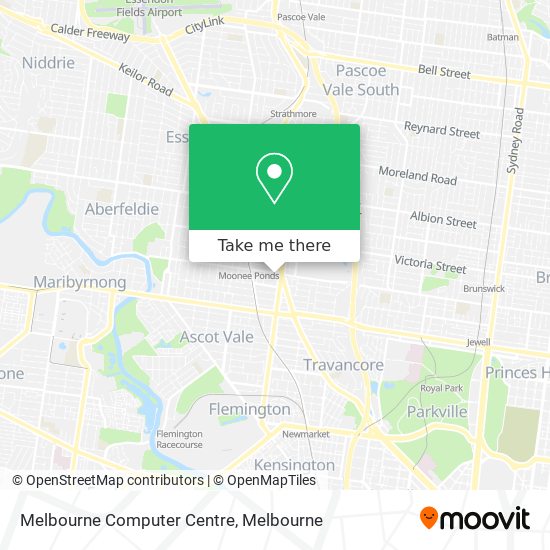 Mapa Melbourne Computer Centre