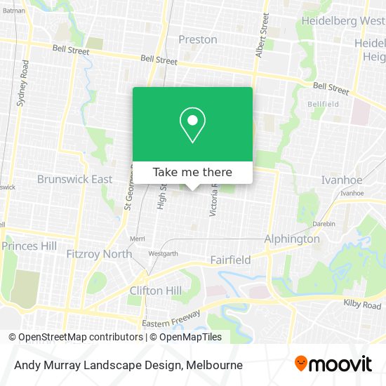 Mapa Andy Murray Landscape Design