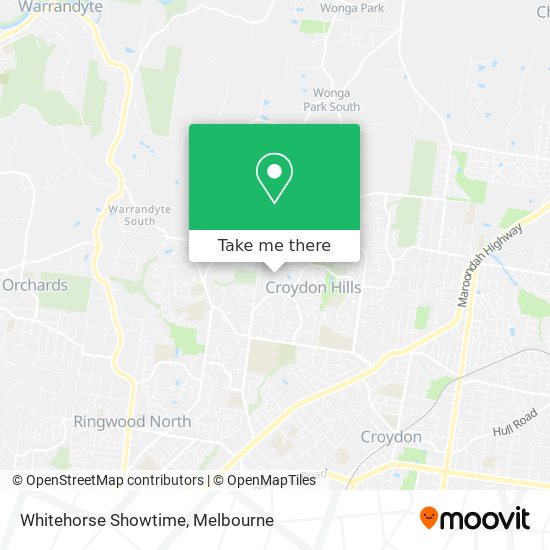 Whitehorse Showtime map