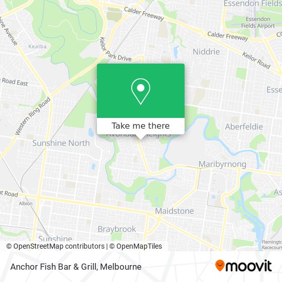 Anchor Fish Bar & Grill map