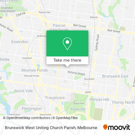 Brunswick West Uniting Church Parish map