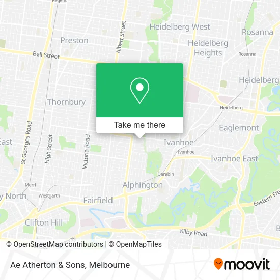 Ae Atherton & Sons map