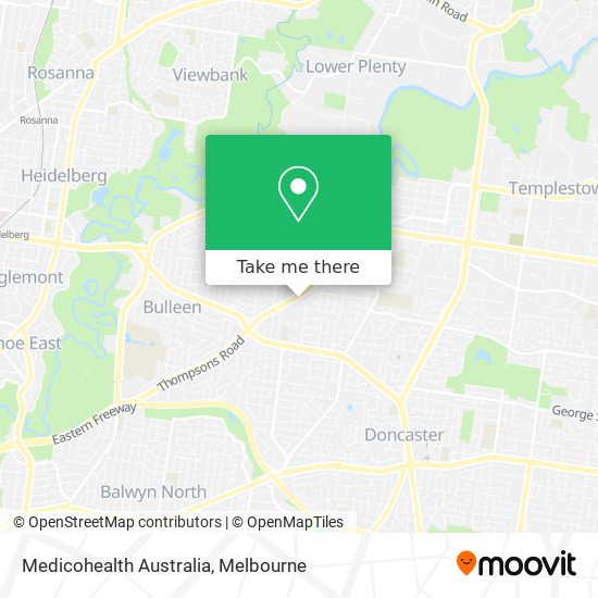 Medicohealth Australia map