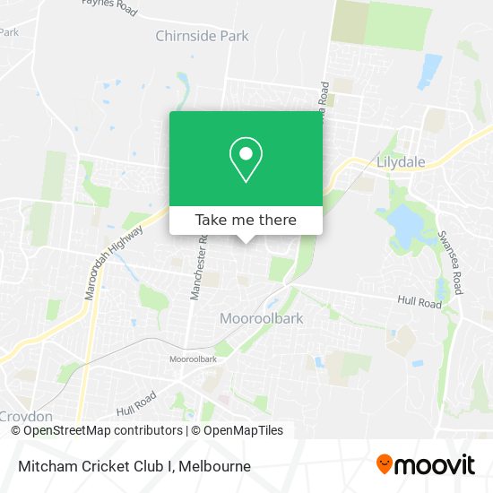 Mitcham Cricket Club I map