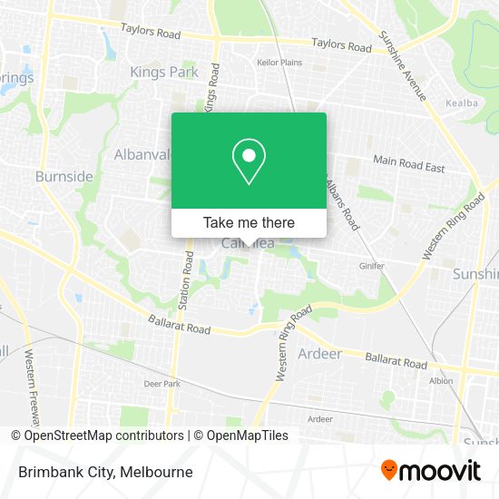 Brimbank City map