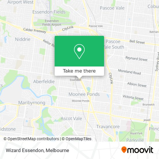 Wizard Essendon map