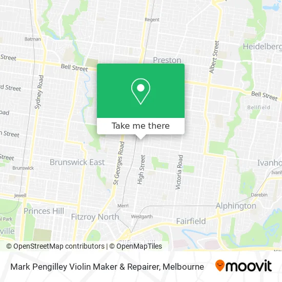 Mark Pengilley Violin Maker & Repairer map