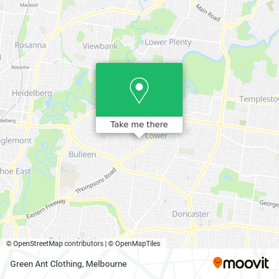 Green Ant Clothing map