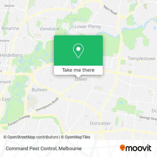 Command Pest Control map
