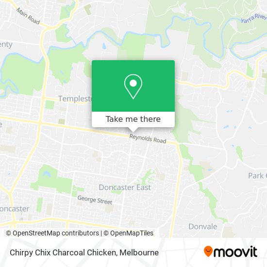 Chirpy Chix Charcoal Chicken map