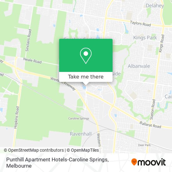 Punthill Apartment Hotels-Caroline Springs map