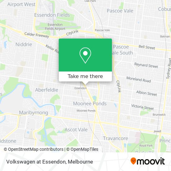 Volkswagen at Essendon map