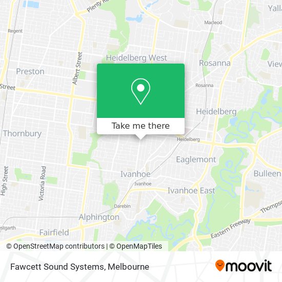 Fawcett Sound Systems map