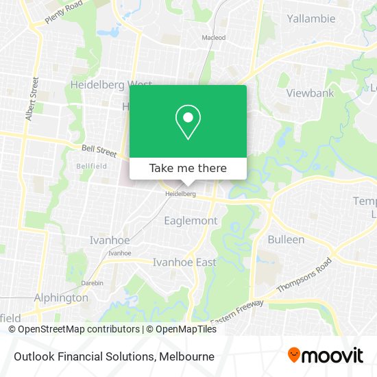 Outlook Financial Solutions map