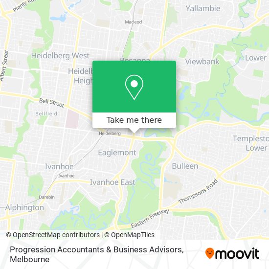 Progression Accountants & Business Advisors map