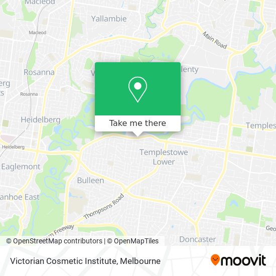 Victorian Cosmetic Institute map