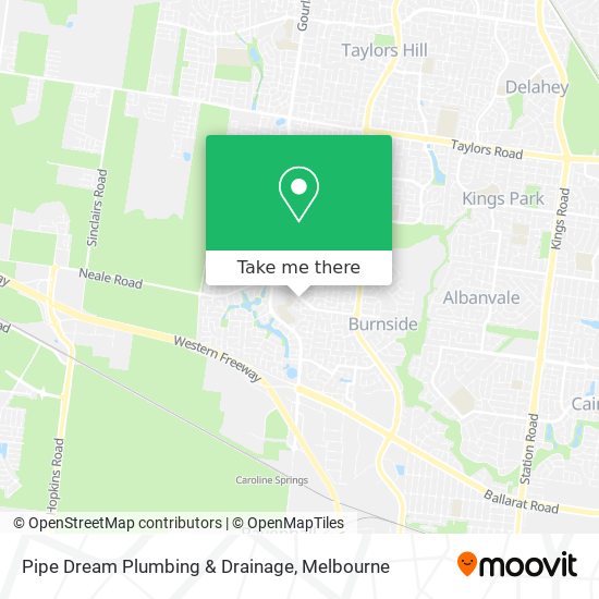 Pipe Dream Plumbing & Drainage map