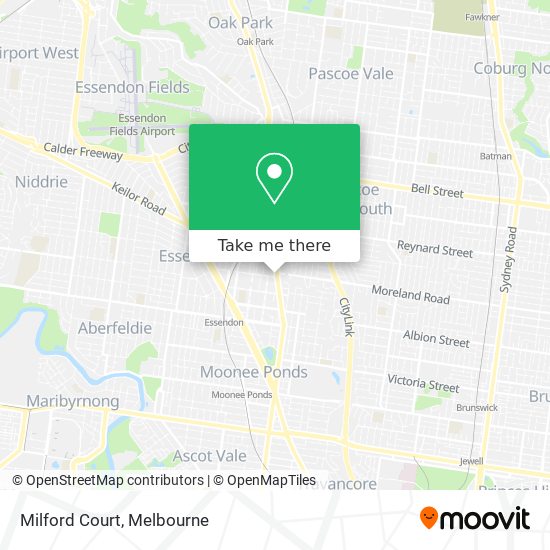 Milford Court map