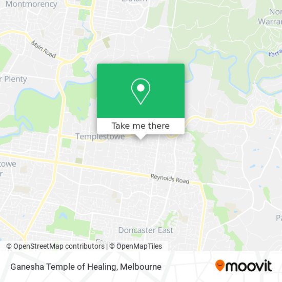 Ganesha Temple of Healing map