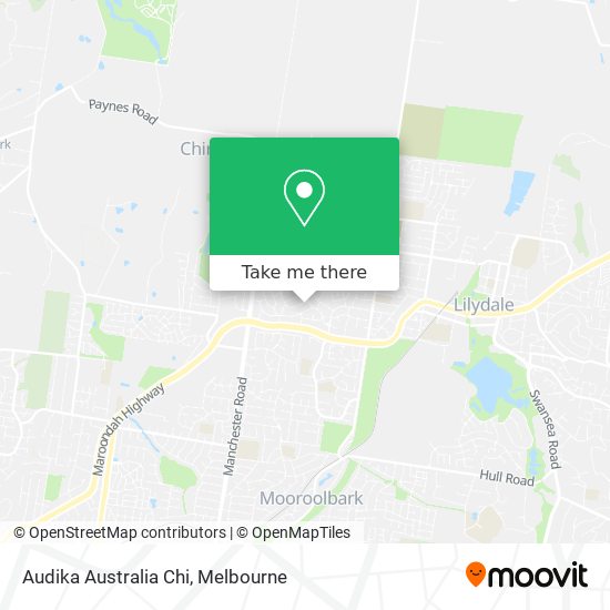 Audika Australia Chi map
