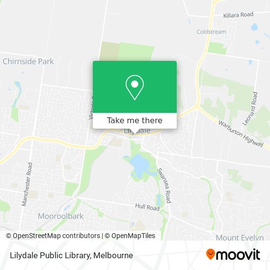 Lilydale Public Library map