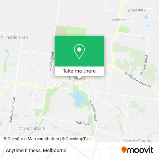 Anytime Fitness map