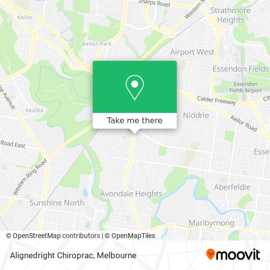 Alignedright Chiroprac map